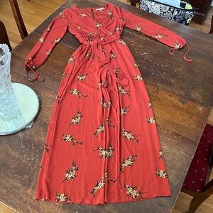 Burnt Orange mi ami Jumpsuit